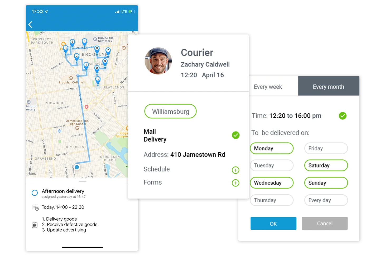 Job Dispatching Interface