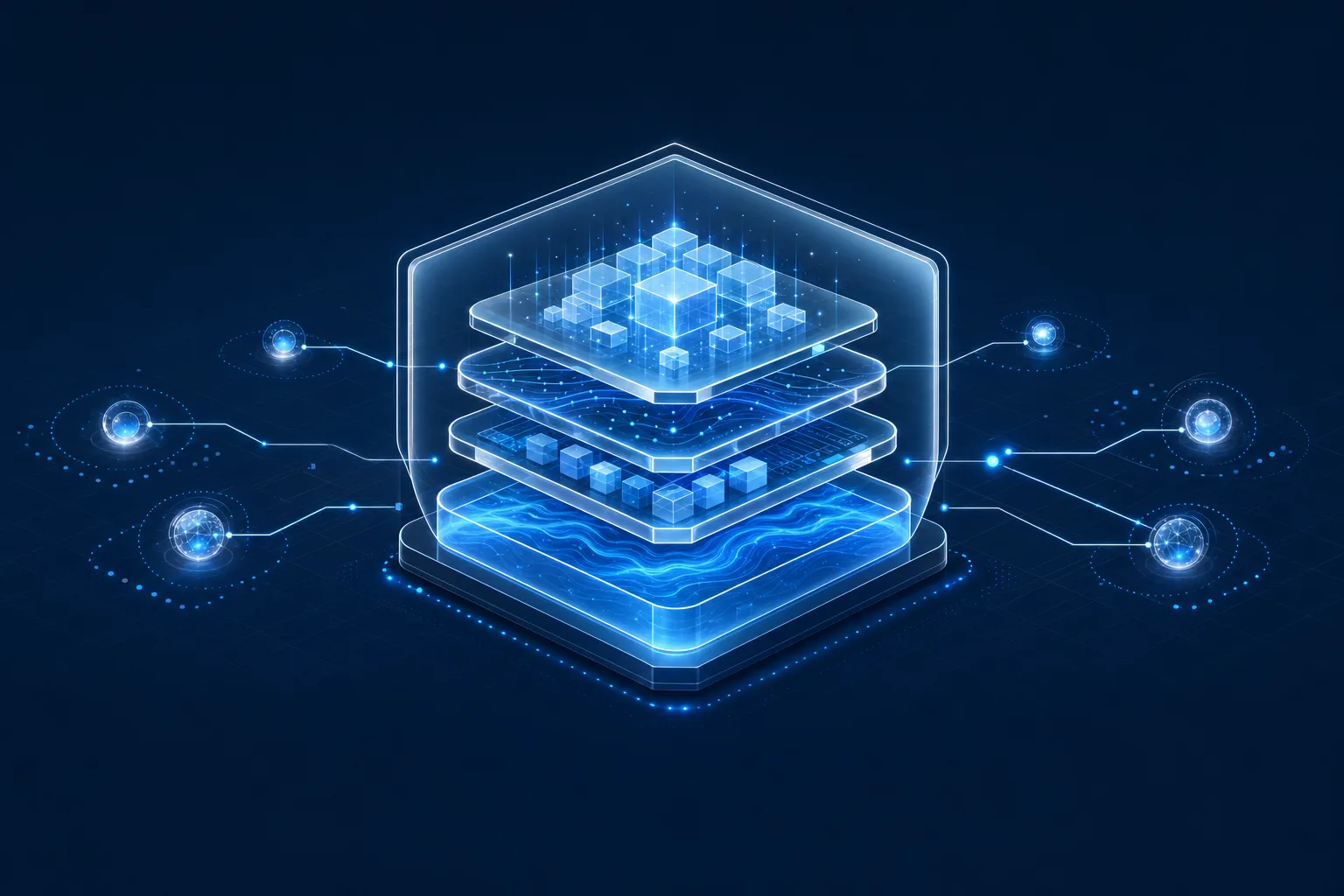 Layered architecture diagram of the Private Telematics Lakehouse showing raw, transformation, and business-metrics data layers secured inside a governed data platform